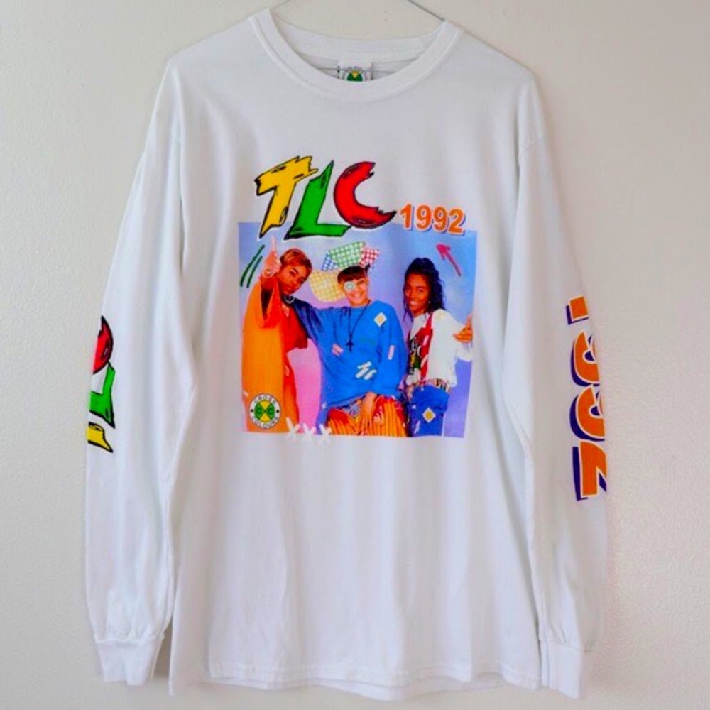 TLC 1992 long sleeve tee. Size Medium.